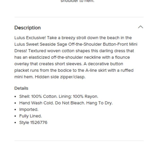 Super cute green dress with ruffles - Picture 10 of 10